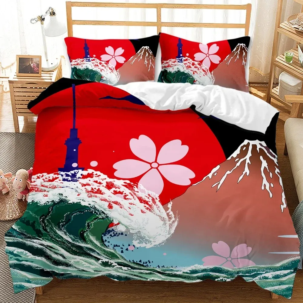 Japanese Style Comforter Cover Set Cherry Blossoms Crane 2/3pcs Polyester Bedding Set Sea Waves Duvet Cover Set Twin Queen Size
Japanese Style Comforter Cover Set Cherry Blossoms Crane 2/3pcs Polyester Bedding Set Sea Waves Duvet Cover Set Twin Queen Size