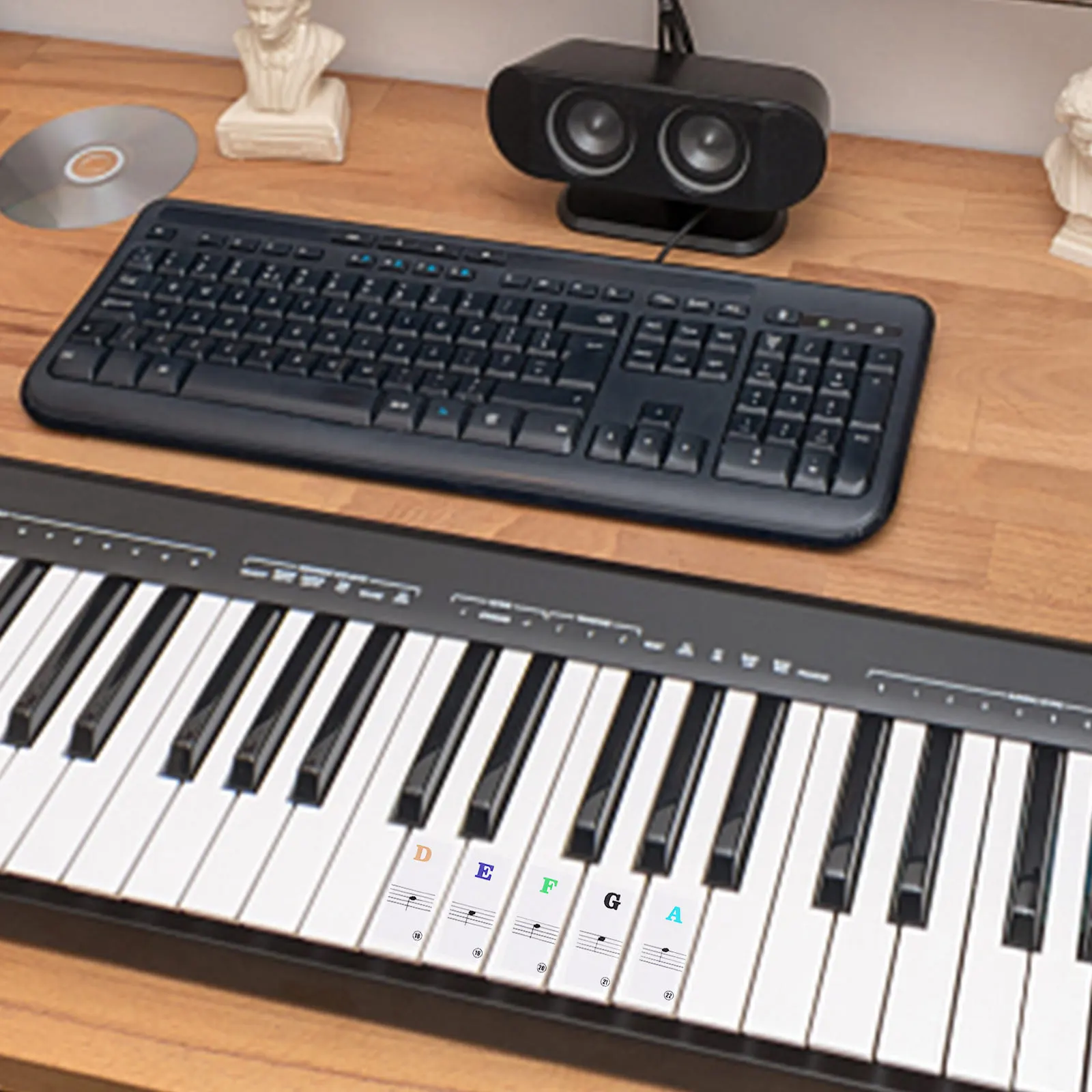 1 Bag Beginner Piano Keyboard Sticker Set No Adhesive Introductory Piano Keys Decals Electronic Organ Keyboard Decal Practical
1 Bag Beginner Piano Keyboard Sticker Set No Adhesive Introductory Piano Keys Decals Electronic Organ Keyboard Decal Practical