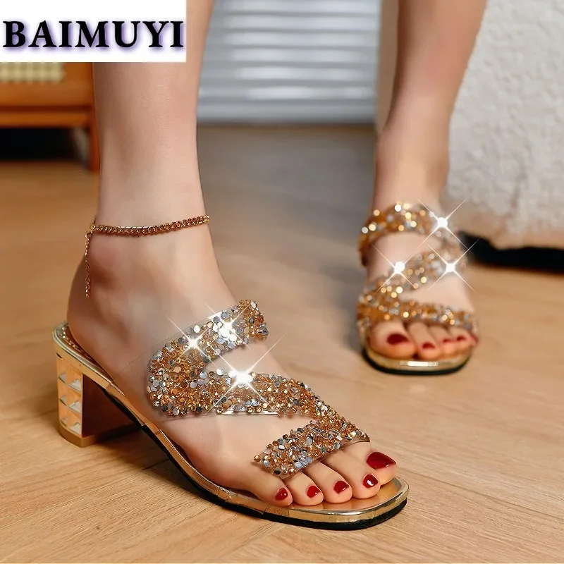 PVC Transparent Women High Heels Slippers Crystal Sandals Elegant Open Toe Shoes Flip Flops 2025 Summer Dress Slides Mujer Pumps
PVC Transparent Women High Heels Slippers Crystal Sandals Elegant Open Toe Shoes Flip Flops 2025 Summer Dress Slides Mujer Pumps