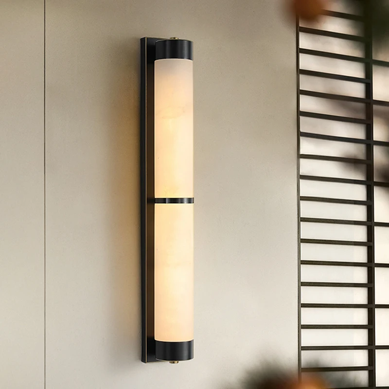 Modern Marble Wall Lamp Luxury Minimalist Brass Indoor Decoration Lamps Corridor Bedroom Study Wall Light
Modern Marble Wall Lamp Luxury Minimalist Brass Indoor Decoration Lamps Corridor Bedroom Study Wall Light