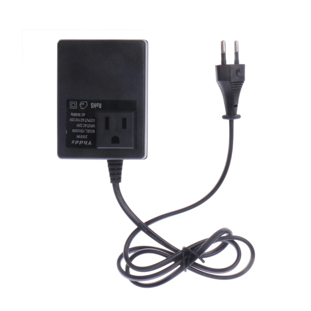 AC Power Adapter 200W EU 220V To 110V Voltage Step Down Travel Voltage Transformer Converter
AC Power Adapter 200W EU 220V To 110V Voltage Step Down Travel Voltage Transformer Converter
