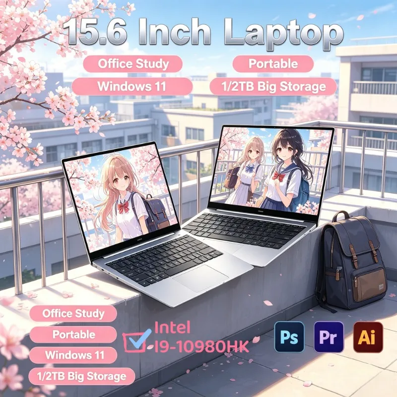 15.6 Inch Portable Travel Laptop Intel I9-10980HK Large Storage Fast Boot Multifunctional Daily Business Notebook PC
15.6 Inch Portable Travel Laptop Intel I9-10980HK Large Storage Fast Boot Multifunctional Daily Business Notebook PC
