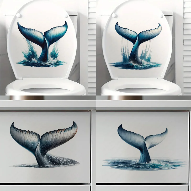 T2134#Elegant Whale Tail Toilet Stickers, Bright Wall for Home, Cabinet, Door,Refrigerator Decoration, Vinyl Car Decals
T2134#Elegant Whale Tail Toilet Stickers, Bright Wall for Home, Cabinet, Door,Refrigerator Decoration, Vinyl Car Decals