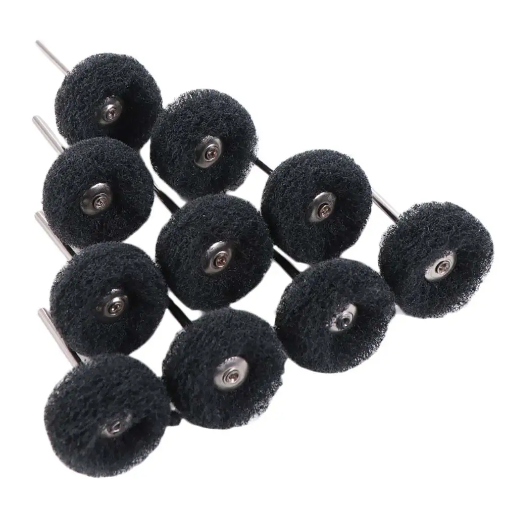 10pcs Mini Buffing Drill Abrasive Brush Rust Remover Fiber Polishing Wheel 2.35mm Shank Nylon Fiber Grinding Head Rotary Tool
10pcs Mini Buffing Drill Abrasive Brush Rust Remover Fiber Polishing Wheel 2.35mm Shank Nylon Fiber Grinding Head Rotary Tool