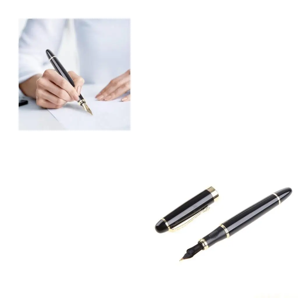 Перьевая ручка Jinhao X450, черный средний перо с золотой отделкой, хороший подарок
Перьевая ручка Jinhao X450, черный средний перо с золотой отделкой, хороший подарок