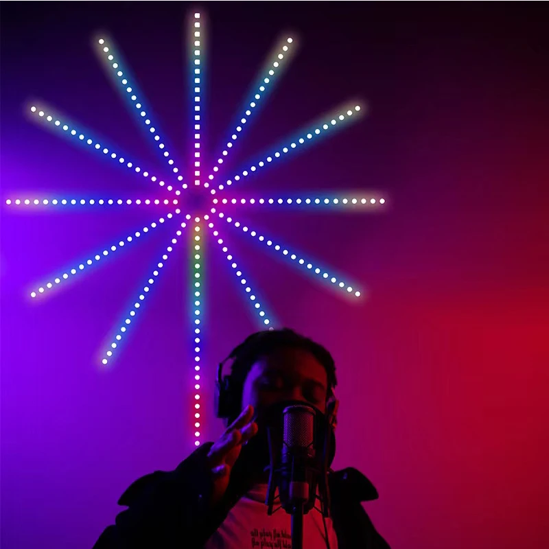 Светодиодная ленсветильник фейерверка с питанием от USB, меняющая цвет s Dream, RGB, музыка, синхронизация звука, Bluetooth фейерверсветильник свет с дистанционным управлением, светильник Светка вентилятора
Светодиодная ленсветильник фейерверка с питанием от USB, меняющая цвет s Dream, RGB, музыка, синхронизация звука, Bluetooth фейерверсветильник свет с дистанционным управлением, светильник Светка вентилятора