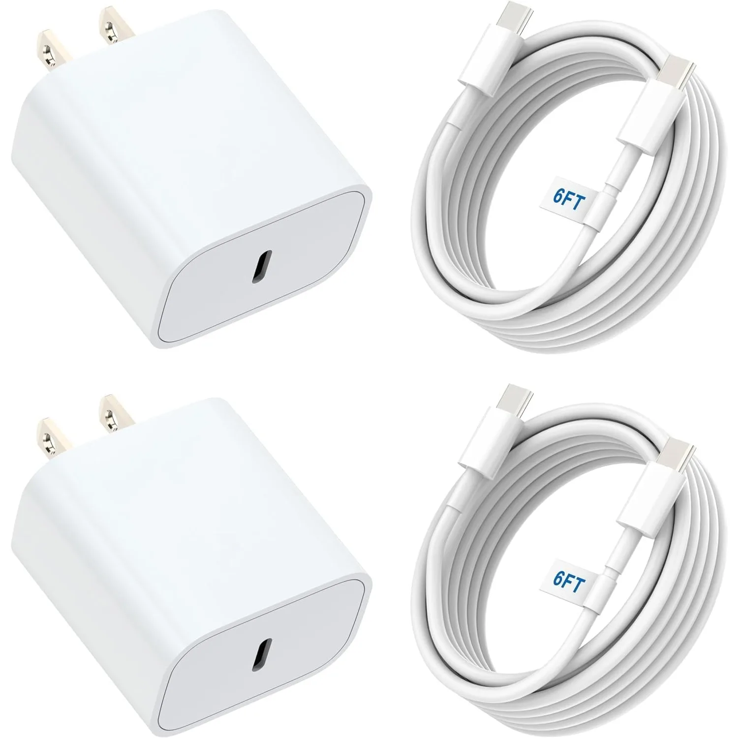 Настенное быстрое зарядное устройство USB C мощностью 20 Вт с зарядным кабелем USB C на C длину 6 футов для Phone16 15/15 Pro/15 Pro Max/15 Plus/Pad Pro
Настенное быстрое зарядное устройство USB C мощностью 20 Вт с зарядным кабелем USB C на C длину 6 футов для Phone16 15/15 Pro/15 Pro Max/15 Plus/Pad Pro