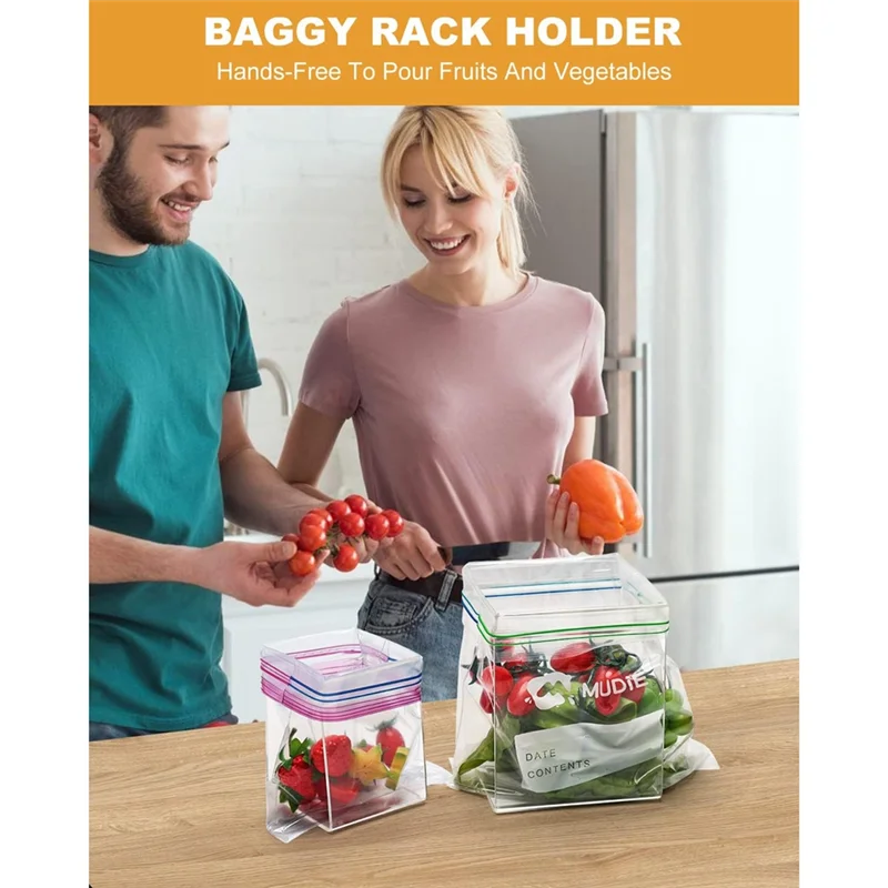 A15F-1Set For Food Prep Bag Filling Freezer Bag Stand Comes With Both Quart & Gallon Acrylic
A15F-1Set For Food Prep Bag Filling Freezer Bag Stand Comes With Both Quart & Gallon Acrylic