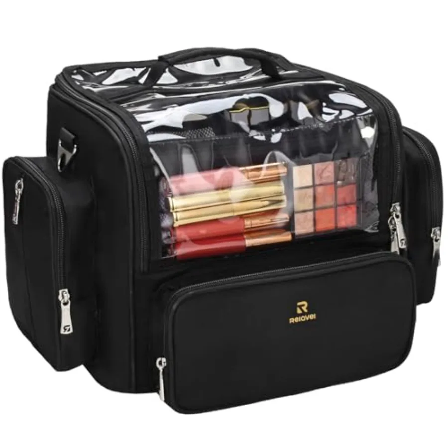 Makeup Brush Bag Extra Large Makeup Case Professional Makeup Artist Bag Stand-up Cosmetic Bag Travel Makeup Brush Case with Sho
Makeup Brush Bag Extra Large Makeup Case Professional Makeup Artist Bag Stand-up Cosmetic Bag Travel Makeup Brush Case with Sho
