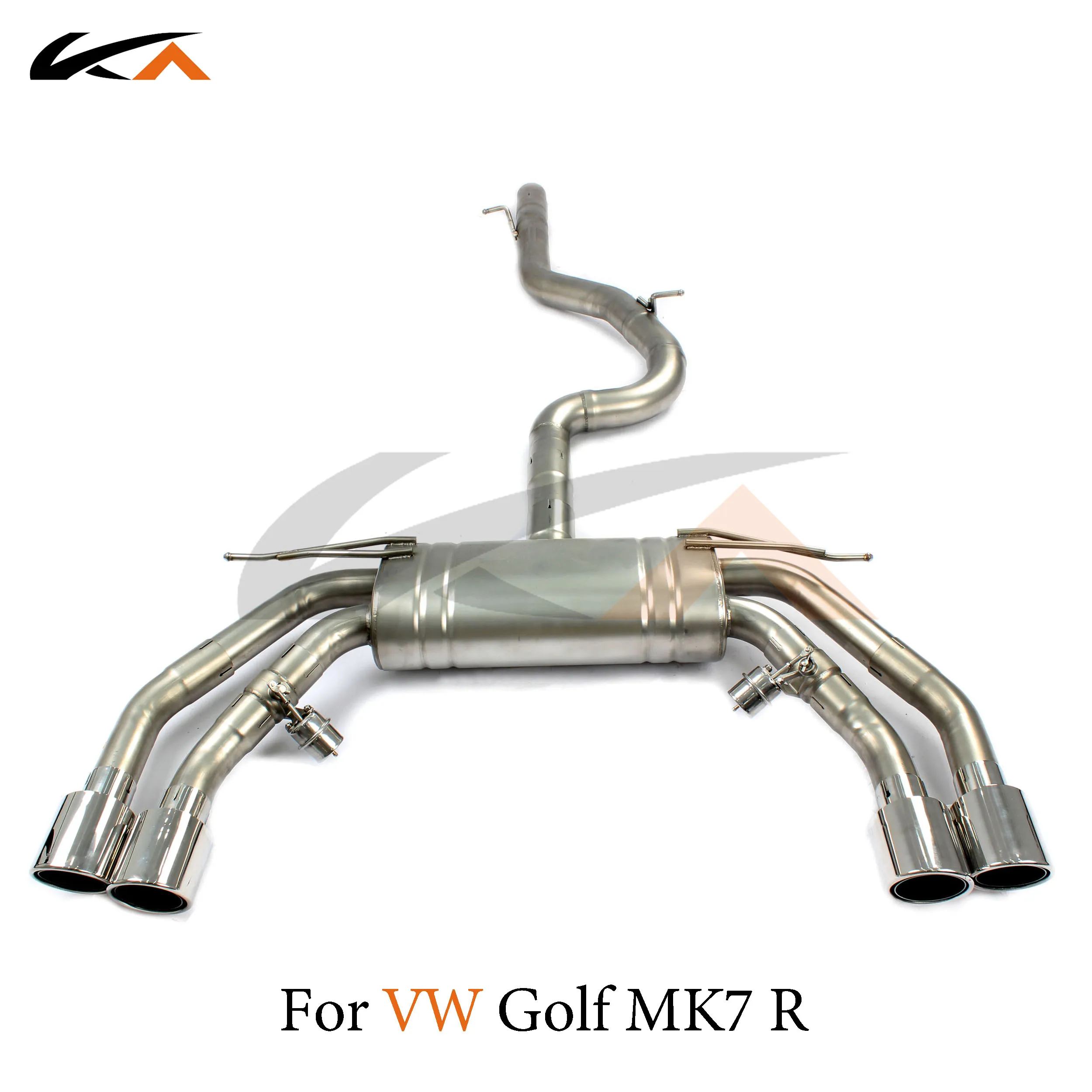 KA Tuning exhaust system stainless catback for VW Golf MK7 R rear section performance parts muffler with valve
KA Tuning exhaust system stainless catback for VW Golf MK7 R rear section performance parts muffler with valve
