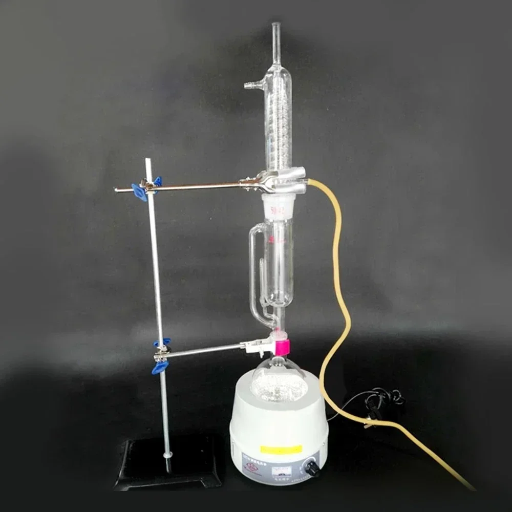 250ml-1000ml New Lab Soxhlet Extractor Essential Oil Steam Distillation Glassware Kits w/Thermostat Electric Heater Condenser
250ml-1000ml New Lab Soxhlet Extractor Essential Oil Steam Distillation Glassware Kits w/Thermostat Electric Heater Condenser
