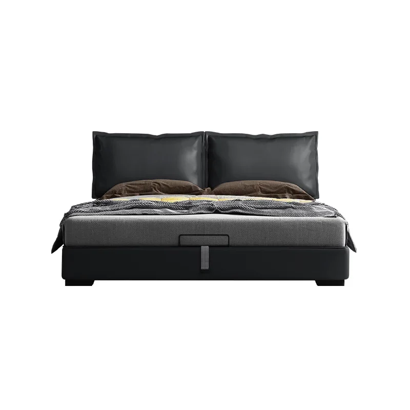 Modern simple bed small apartment master bedroom wedding bed double bed 1.8 meters
Modern simple bed small apartment master bedroom wedding bed double bed 1.8 meters