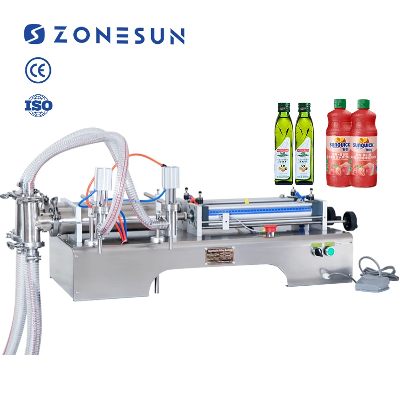 ZONESUN 100-1000ML Palm Oil Milk Bottle Plastic Bottle Olive Oil Beverage Water Filling Machine Pneumatic
ZONESUN 100-1000ML Palm Oil Milk Bottle Plastic Bottle Olive Oil Beverage Water Filling Machine Pneumatic