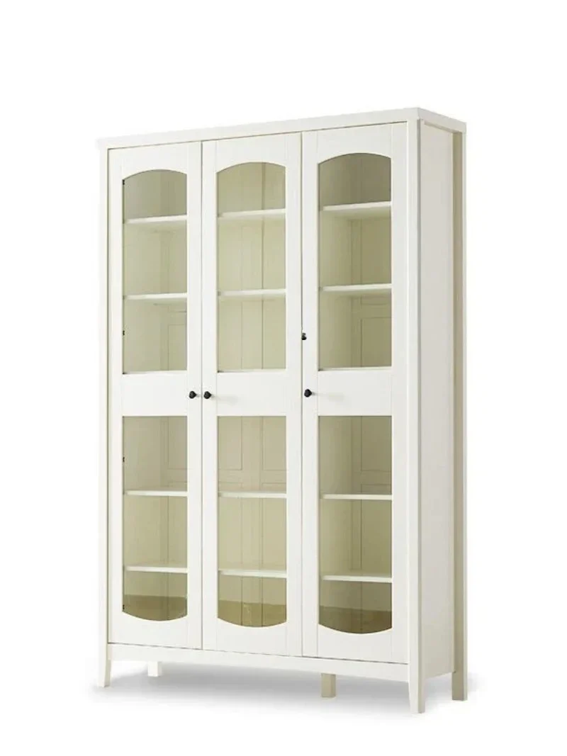 American-Style Solid Wood Wine Cabinet French Storage Home Bookcase Glass Door Bookshelf Double-Door Bookcases
American-Style Solid Wood Wine Cabinet French Storage Home Bookcase Glass Door Bookshelf Double-Door Bookcases