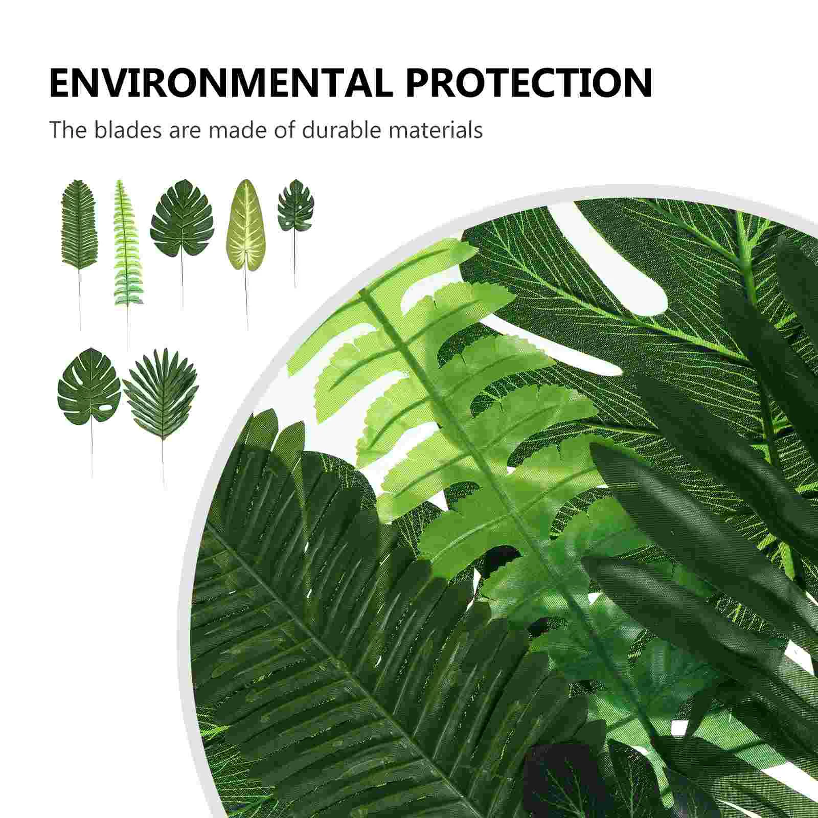 90 Pcs Party Decoration Simulation Palm Leaf DIY Ornament Green Plants Tropical Photography Props Eucalyptus Garland
90 Pcs Party Decoration Simulation Palm Leaf DIY Ornament Green Plants Tropical Photography Props Eucalyptus Garland