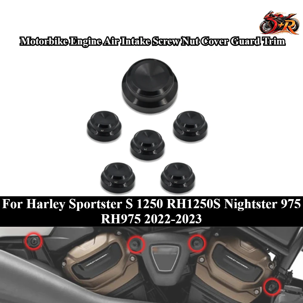 NEW Motorbike Engine Air Intake Screw Nut Cover Guard Trim For Harley Sportster S 1250 RH1250S Nightster 975 RH975 2022-2023
NEW Motorbike Engine Air Intake Screw Nut Cover Guard Trim For Harley Sportster S 1250 RH1250S Nightster 975 RH975 2022-2023