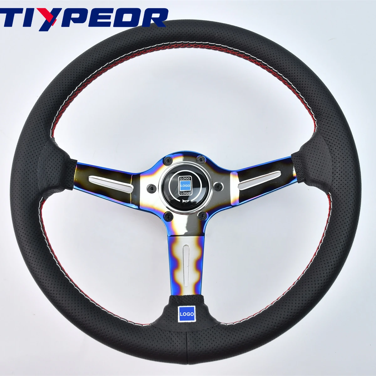 Tiypeor high-quality 350 microfiber leather enamel Steering Wheel Racing Sports Steering Wheel with Accessories
Tiypeor high-quality 350 microfiber leather enamel Steering Wheel Racing Sports Steering Wheel with Accessories