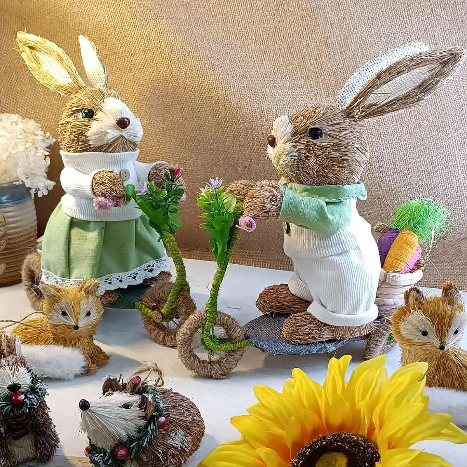 Пасхальный кролик, украшение, центральная статуя кролика для стола, кухни, фермерского дома
Пасхальный кролик, украшение, центральная статуя кролика для стола, кухни, фермерского дома