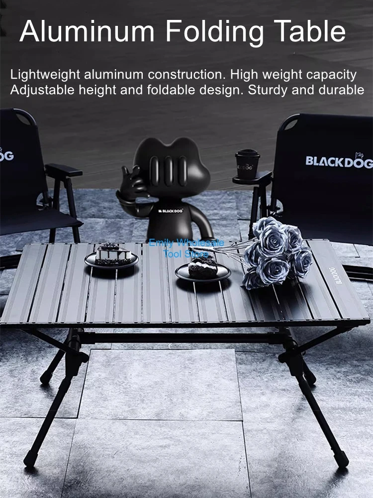 Outdoor Dark-Finish Camping Folding Table Portable Table Aluminum Alloy Folding Table Picnic & Barbecue
Outdoor Dark-Finish Camping Folding Table Portable Table Aluminum Alloy Folding Table Picnic & Barbecue