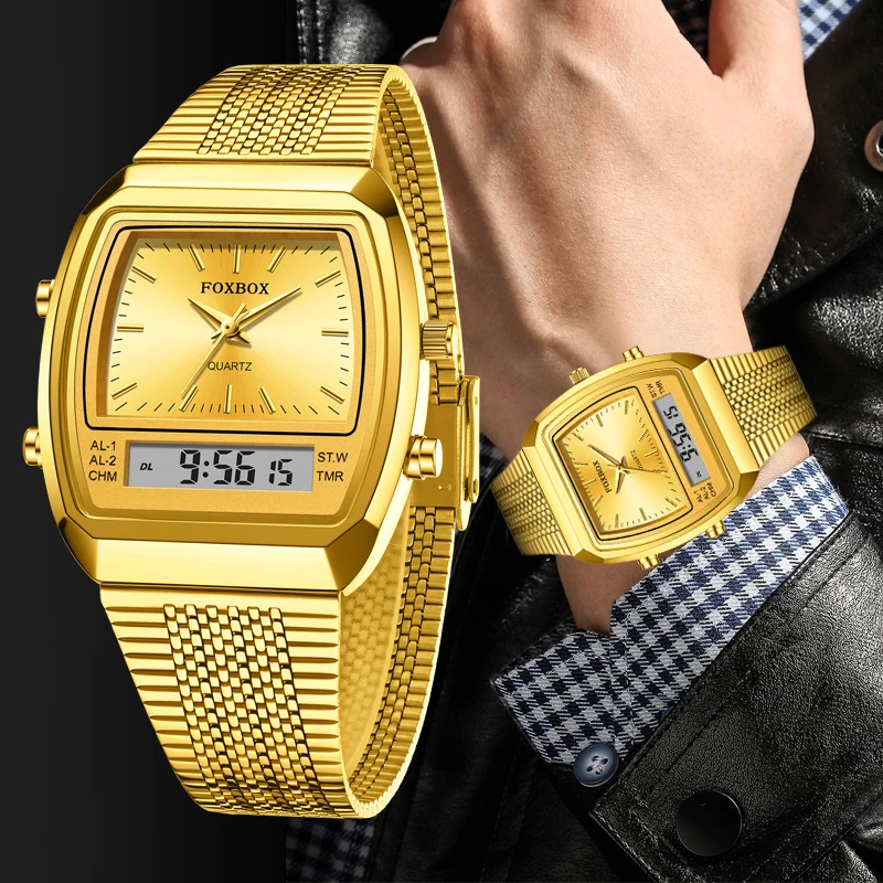 LIGE 2026 New Luxury Mens Watch FOXBOX Fashion Digital Quartz Wristwatches 30M Waterproof Steel Watches Men Gifts Reloj Hombre
LIGE 2026 New Luxury Mens Watch FOXBOX Fashion Digital Quartz Wristwatches 30M Waterproof Steel Watches Men Gifts Reloj Hombre