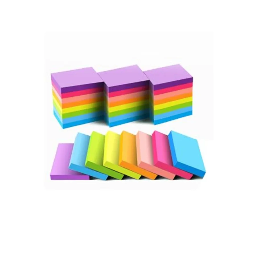 Mini Sticky Notes 1.5x2 Inch, Bright Colors Self-Stick Pads, Pack, 75 Sheets/Pad, 1800 Sheets
Mini Sticky Notes 1.5x2 Inch, Bright Colors Self-Stick Pads, Pack, 75 Sheets/Pad, 1800 Sheets