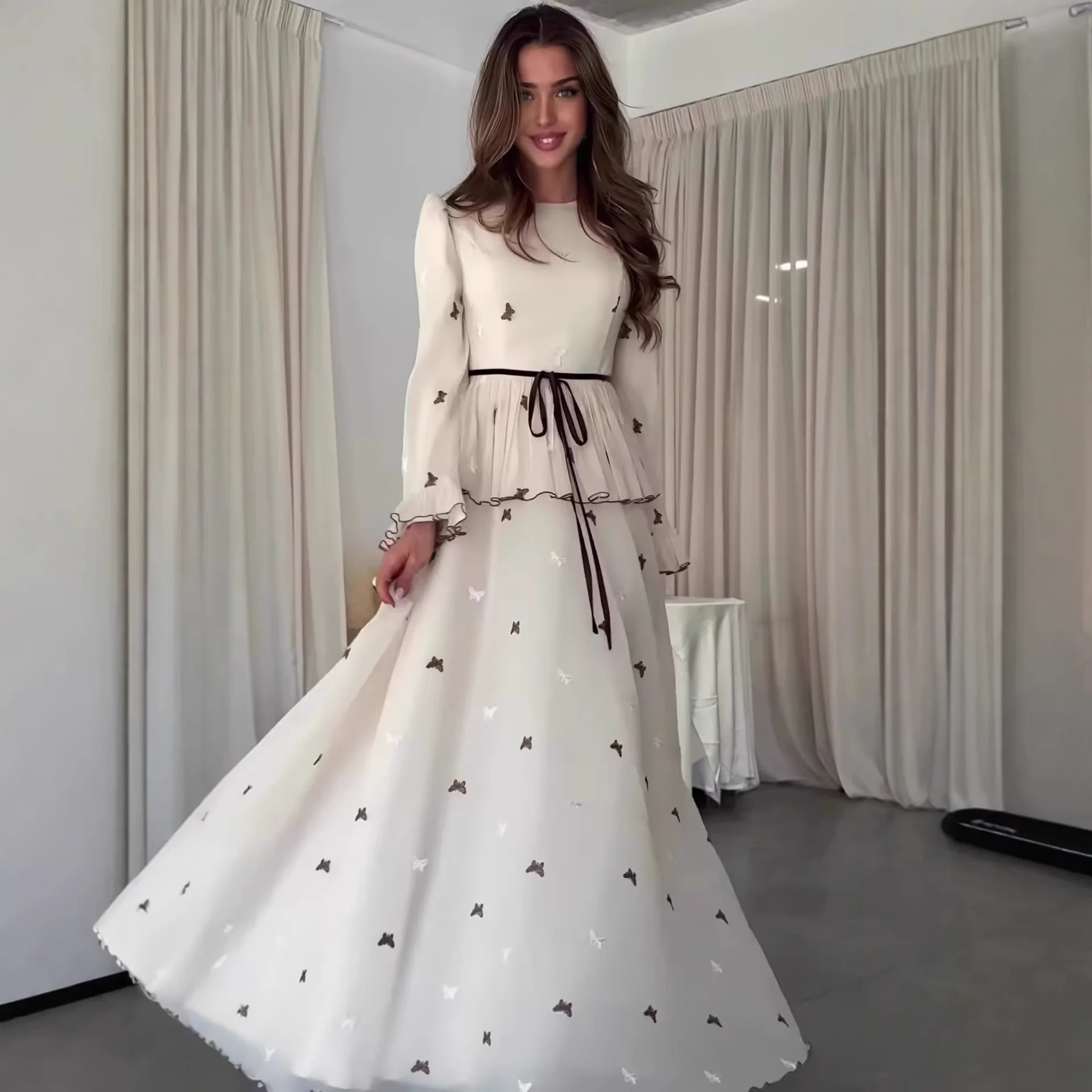 Women Fashion Summer Dresses Long Sleeve Elegant Floral Bodycon Maxi Dress Spring Summer
Women Fashion Summer Dresses Long Sleeve Elegant Floral Bodycon Maxi Dress Spring Summer