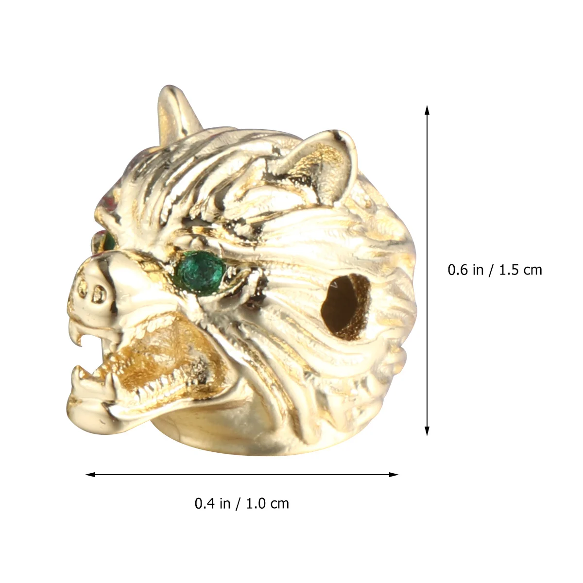 2pcs Zircon Green Eye Wolf Head Bead Copper Pendant For Jewelry Making Diy Charm Clothes Decoration Alloy Adornments Craft
2pcs Zircon Green Eye Wolf Head Bead Copper Pendant For Jewelry Making Diy Charm Clothes Decoration Alloy Adornments Craft