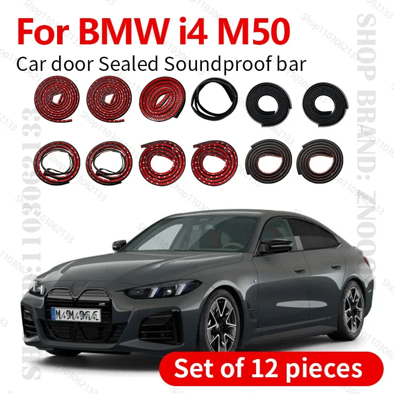 For BMW i4 M50 Car Door Seal Strip Rubber Double Layer Sealing Protector Soundproof Strip Dustproof Seal Strip 12PCS Set
For BMW i4 M50 Car Door Seal Strip Rubber Double Layer Sealing Protector Soundproof Strip Dustproof Seal Strip 12PCS Set