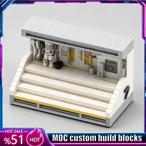 2973PCS Resistance Minifigures Display Stand MOC Model Custom Puzzle Architecture DIY Creative Assembly Collectible Blocks Gift