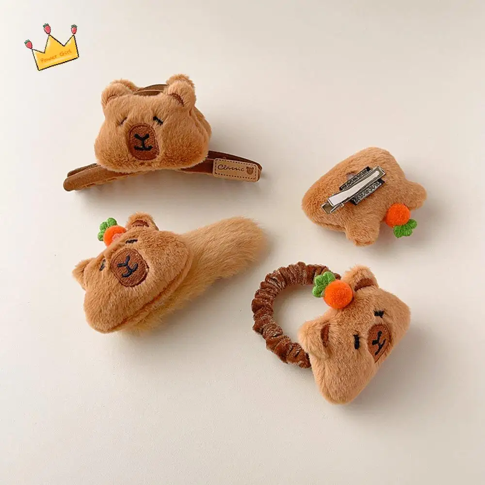 Cute Flocking Capybara Hair Ring Funny Kawaii Cartoon Duckbill Clip Animal Alloy Barrettes Girls
Cute Flocking Capybara Hair Ring Funny Kawaii Cartoon Duckbill Clip Animal Alloy Barrettes Girls