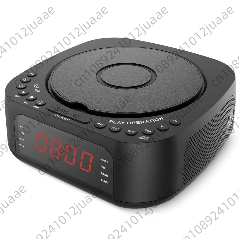CD Player Alarm Clock with Remote,CD/MP3 Bluetooth FM Radio with Speakers,USB Charger,Dimmable LED Display,dual Alarms Bedroom
CD Player Alarm Clock with Remote,CD/MP3 Bluetooth FM Radio with Speakers,USB Charger,Dimmable LED Display,dual Alarms Bedroom