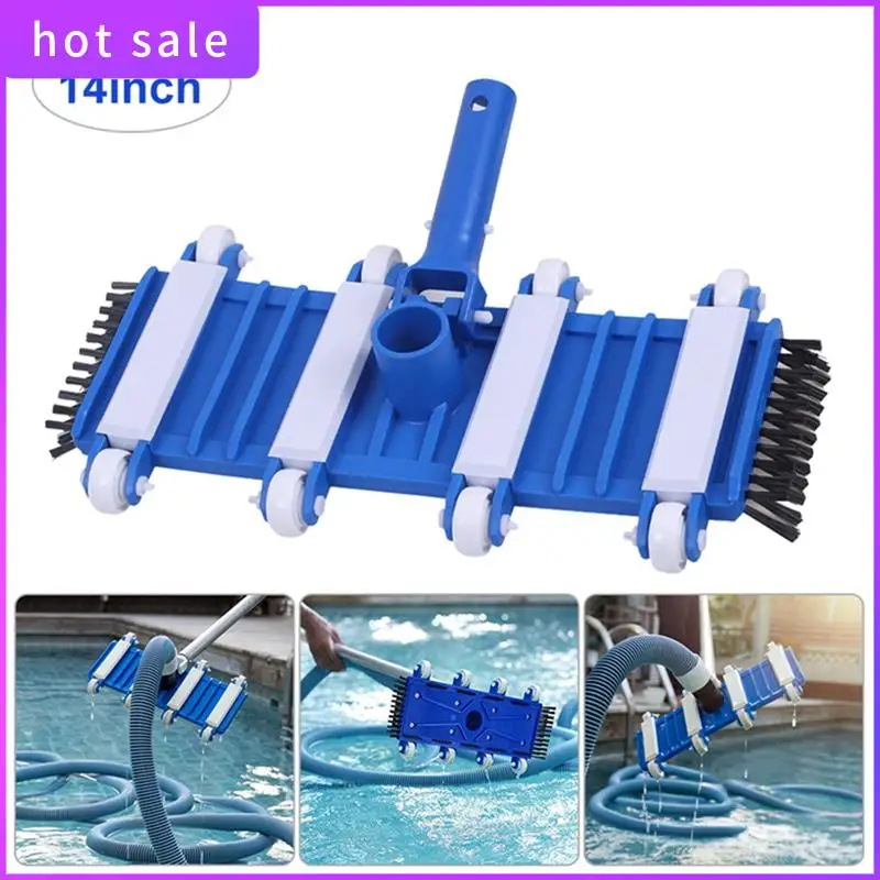 14 Inch Flexible Pool Vacuum Head Swimming Pool Suction Head With Wheels Side Brush For Pond Spa Hot Tub Cleaning
14 Inch Flexible Pool Vacuum Head Swimming Pool Suction Head With Wheels Side Brush For Pond Spa Hot Tub Cleaning