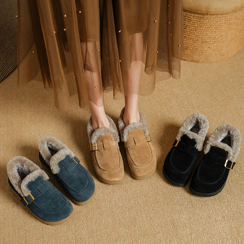 AIYUQI 2025 New Women's Snow Boots Flat-soled Plush Women Loafers Genuine Leather Winter female Cotton-padded Shoes
AIYUQI 2025 New Women's Snow Boots Flat-soled Plush Women Loafers Genuine Leather Winter female Cotton-padded Shoes