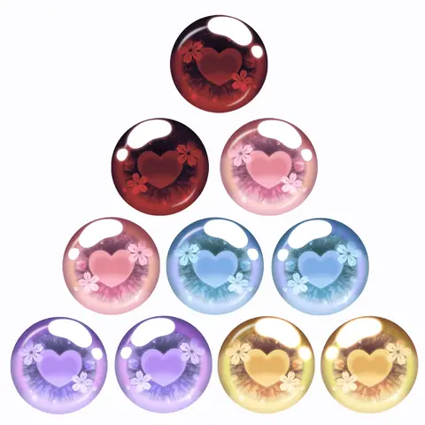 5 pares de ojos de cristal para muñecas de costura DIY, accesorios para manualidades, ojo de gato, dragón, dinosaurio, cabujón redondo, demostración, fabricación de parte posterior plana