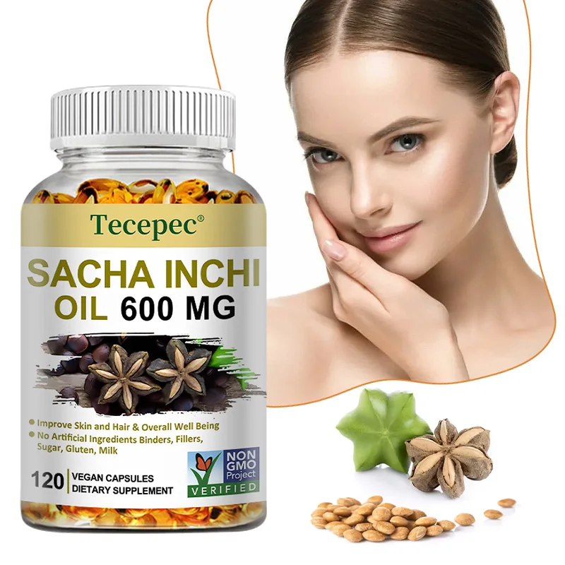 Sacha Inchi Oil Capsules 600mg Rich Source of Omega 3, 6 and 9, Antioxidants, Memory, Skin & Hair Health, Support 120 Capsules
Sacha Inchi Oil Capsules 600mg Rich Source of Omega 3, 6 and 9, Antioxidants, Memory, Skin & Hair Health, Support 120 Capsules