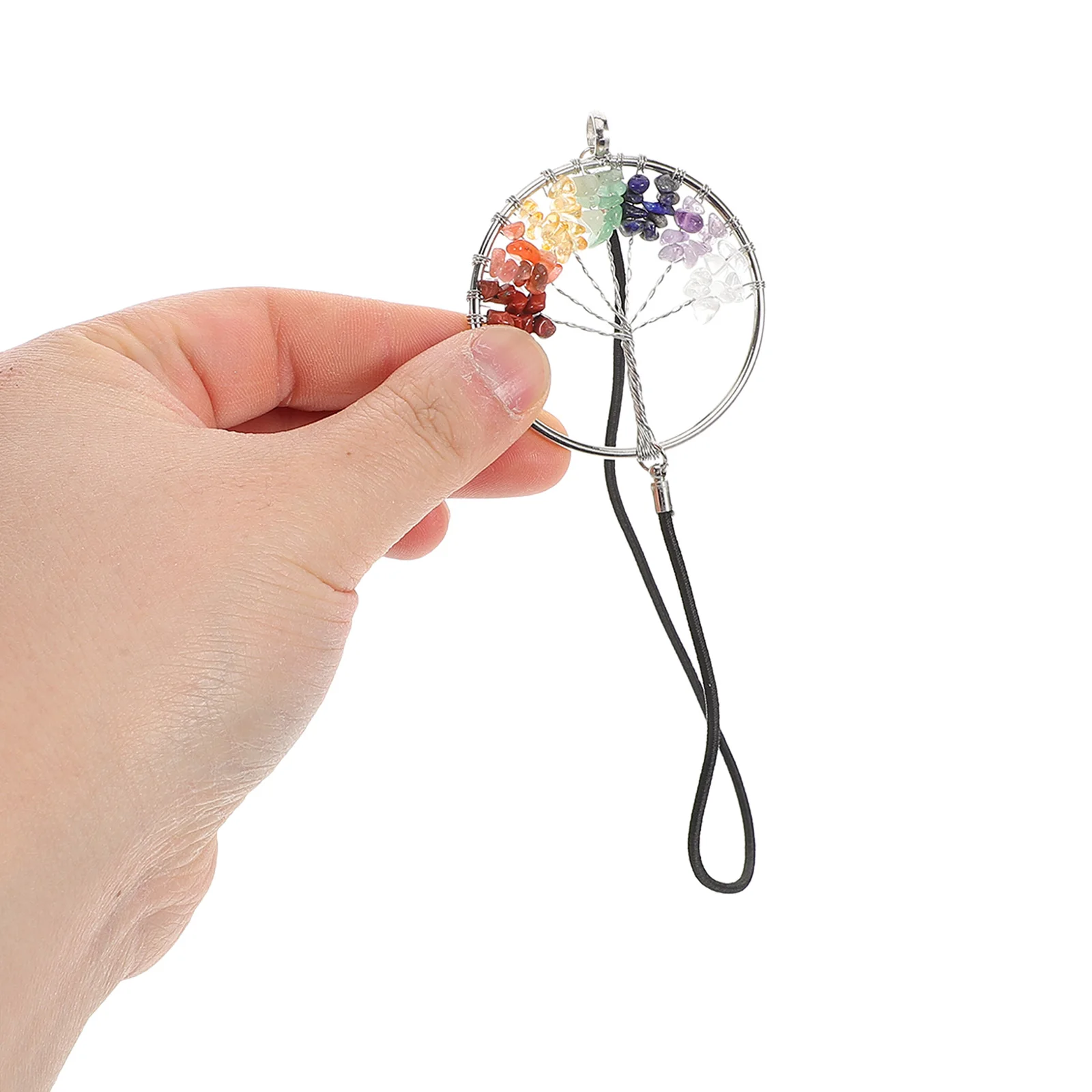 s Handwoven Crystal Tree Charm Elastic Bookmark Beaded Rope Book Marker Gemstone Cord Jewelry Accessory for Women Twisted Work
s Handwoven Crystal Tree Charm Elastic Bookmark Beaded Rope Book Marker Gemstone Cord Jewelry Accessory for Women Twisted Work