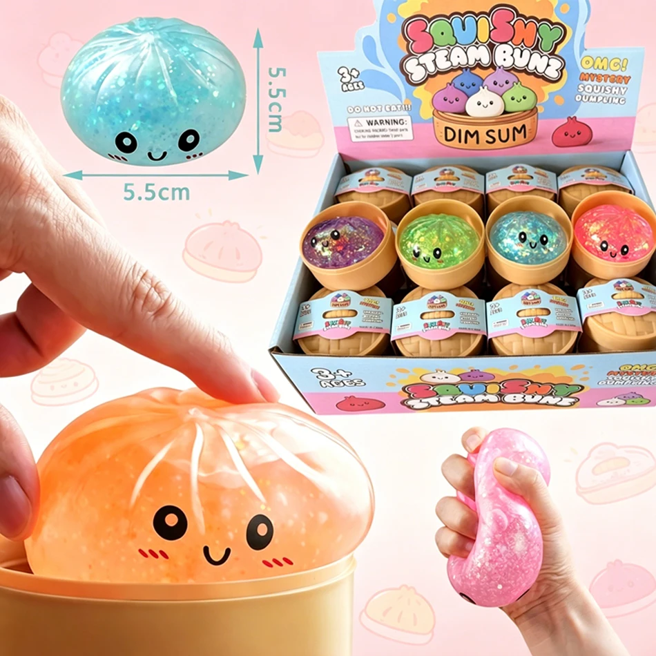In Stock 5.5cm Colorful Smiling Face Simulated Steamer Small Steamed Bun Fun To Pinch Cute Slow Rebound Toy Creative Funny Gifts
In Stock 5.5cm Colorful Smiling Face Simulated Steamer Small Steamed Bun Fun To Pinch Cute Slow Rebound Toy Creative Funny Gifts