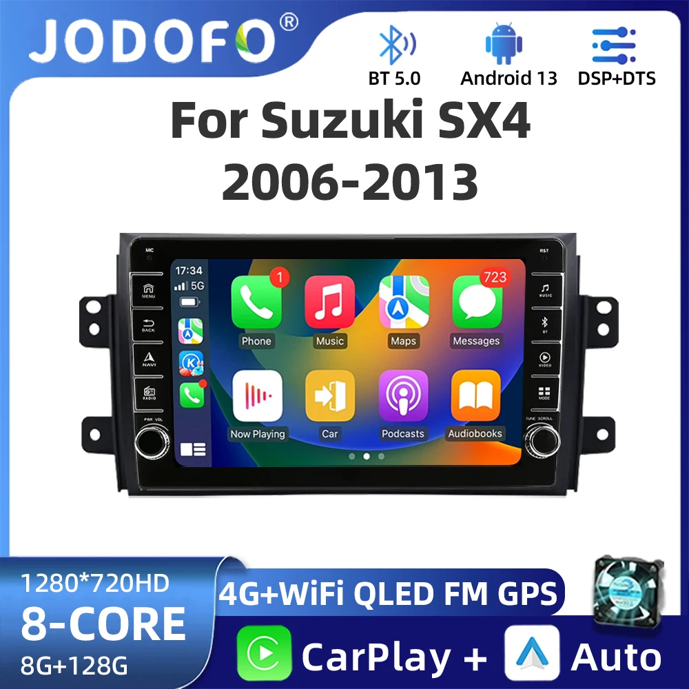 2 DIN Car Android 12 Car Radio multimedia video Player For Suzuki SX4 2006-2013 Bluetooth 2 din Carplay Auto Navigation GPS DSP
2 DIN Car Android 12 Car Radio multimedia video Player For Suzuki SX4 2006-2013 Bluetooth 2 din Carplay Auto Navigation GPS DSP