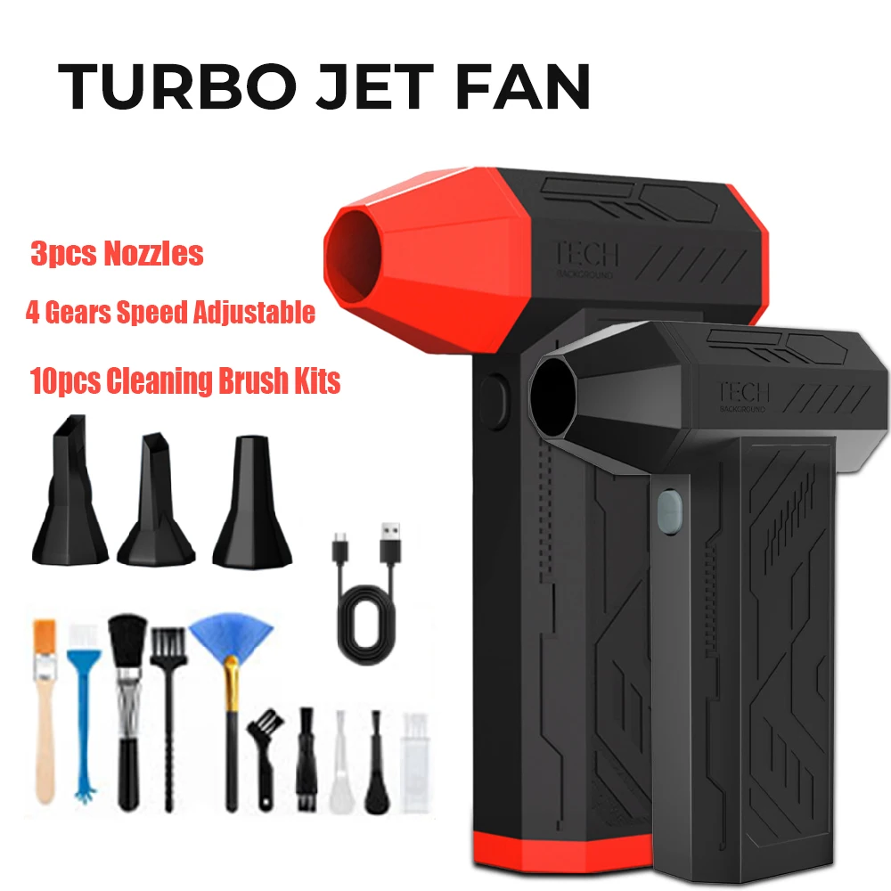 Мини-турбовентилятор, 4 передачи, регулируемая скорость, электрическая воздушная тряпка с 3 насадками, мощный воздуходувка, инструменты для чистки клавиатуры автомобиля
Мини-турбовентилятор, 4 передачи, регулируемая скорость, электрическая воздушная тряпка с 3 насадками, мощный воздуходувка, инструменты для чистки клавиатуры автомобиля