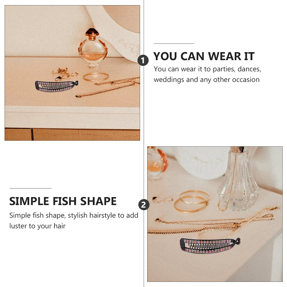 6pcs Fish-shaped Hairpins Elegant Plastic Non-slip Clips for Women Ponytail Hairstyling Tool Travel Party Wedding
6pcs Fish-shaped Hairpins Elegant Plastic Non-slip Clips for Women Ponytail Hairstyling Tool Travel Party Wedding