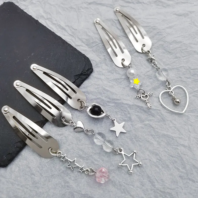 Y2K Hair Clips for Women Girls Heart Hair Barrettes Clips Pendant Cross Heart Hair Clips Hip Hop Hair Clip Hair Accessories
Y2K Hair Clips for Women Girls Heart Hair Barrettes Clips Pendant Cross Heart Hair Clips Hip Hop Hair Clip Hair Accessories