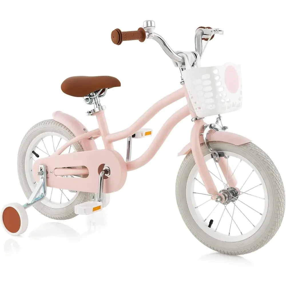Children's Bike with Training Wheels, Adjustable Seat & Handlebar, Hand Brakes, Basket, Suitable for Ages 3-8
Children's Bike with Training Wheels, Adjustable Seat & Handlebar, Hand Brakes, Basket, Suitable for Ages 3-8