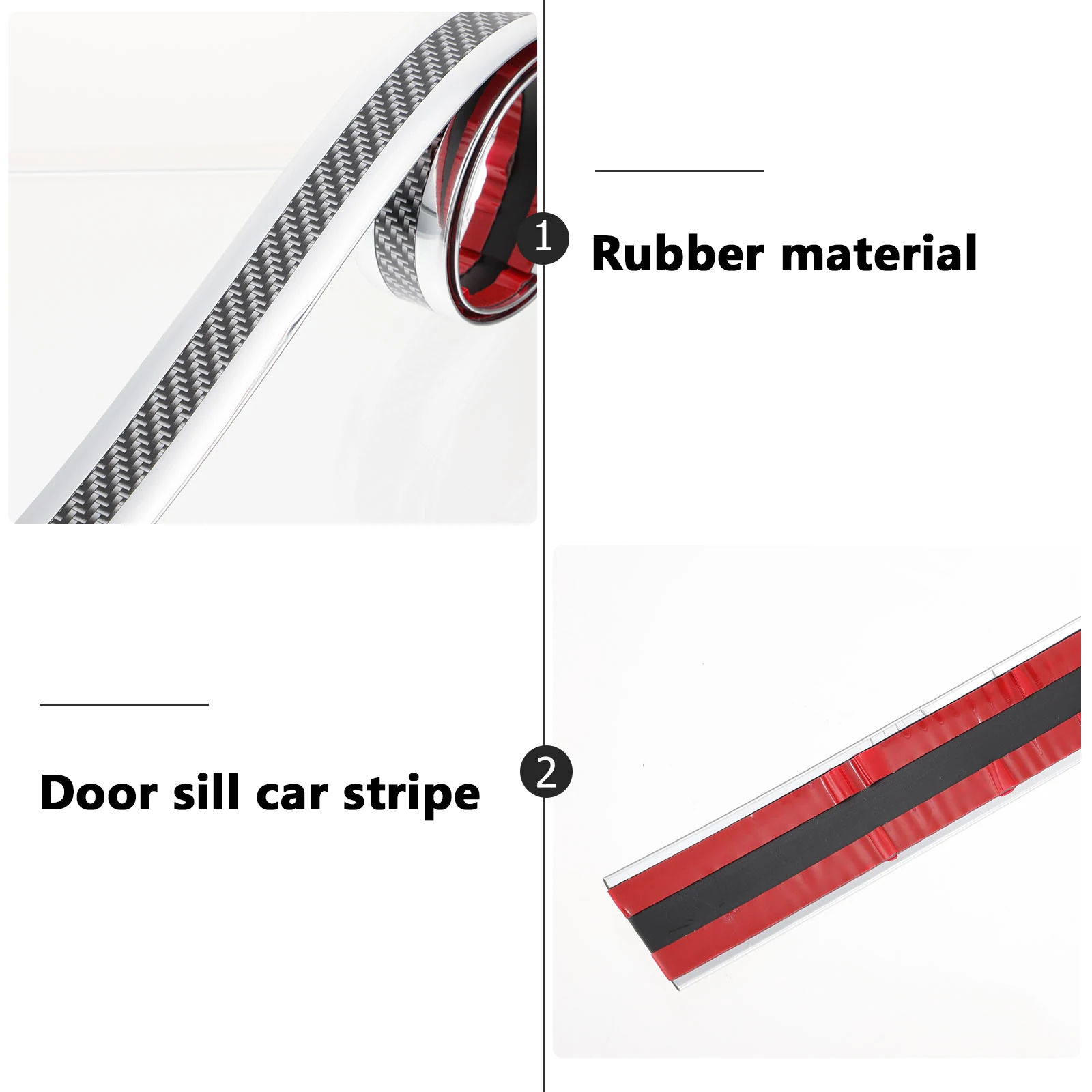 2 Rolls Car Door Sill Strips Rubber Protective Stickers Waterproof Durable Vehicle Sill Strip Anti stepping Car
2 Rolls Car Door Sill Strips Rubber Protective Stickers Waterproof Durable Vehicle Sill Strip Anti stepping Car
