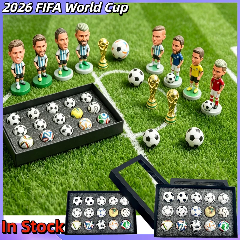 2026 FIFA World Cup Football Model Figure Mini Football Star Messi CR Model Commerical Collection Ornament Ornament Fan Gift
2026 FIFA World Cup Football Model Figure Mini Football Star Messi CR Model Commerical Collection Ornament Ornament Fan Gift