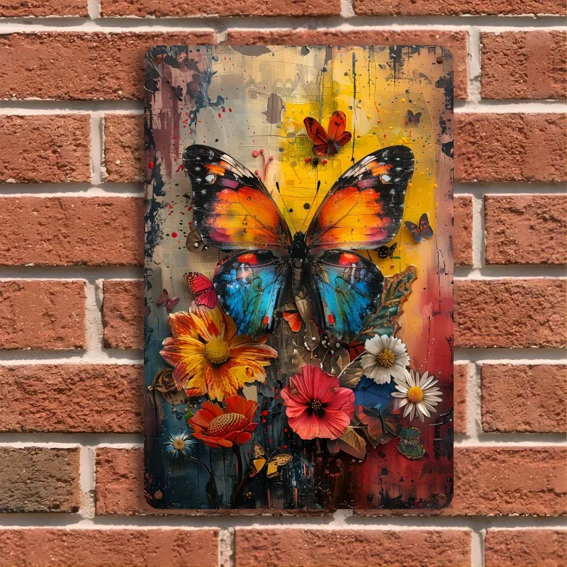 Inspirational Metal Tin Sign, Vintage Plaque Retro Iron Plate Poster Butterfly Wall Art Painting Decor for Home Living Room
Inspirational Metal Tin Sign, Vintage Plaque Retro Iron Plate Poster Butterfly Wall Art Painting Decor for Home Living Room