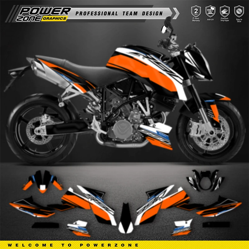 PowerZone Custom Team Motorcycle Graphics Decals Stickers Kit For KTM 2005-2016 DUKE 990 2007-2013 990R Motorcycle SUPERMOTO
PowerZone Custom Team Motorcycle Graphics Decals Stickers Kit For KTM 2005-2016 DUKE 990 2007-2013 990R Motorcycle SUPERMOTO