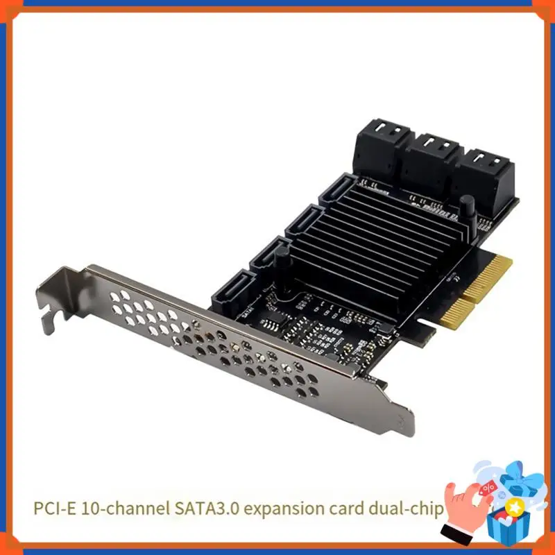 Компактная 10-портовая карта PCIE SATA 3.0 Карта контроллера PCI Express SATA3 Адаптер-конвертер 6 Гбит/с Карта расширения PCI SATA 3.0
Компактная 10-портовая карта PCIE SATA 3.0 Карта контроллера PCI Express SATA3 Адаптер-конвертер 6 Гбит/с Карта расширения PCI SATA 3.0