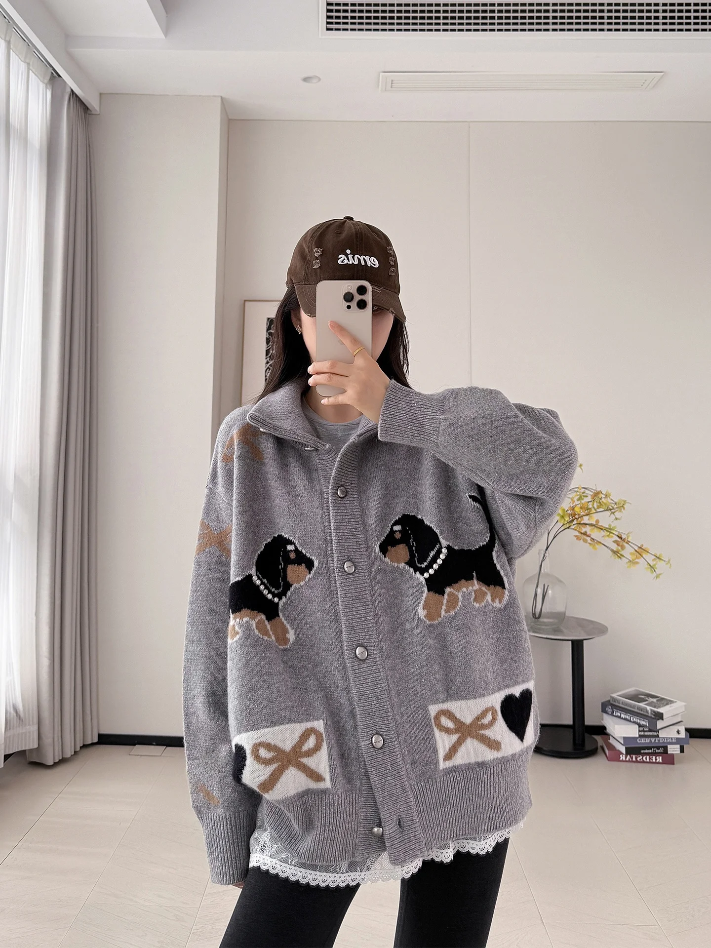 Loose Knitted Woolen Open Cardigan Pearl Decorated Stand Collar Long Sve Women's Casual Sle Sweater Outerwear
Loose Knitted Woolen Open Cardigan Pearl Decorated Stand Collar Long Sve Women's Casual Sle Sweater Outerwear