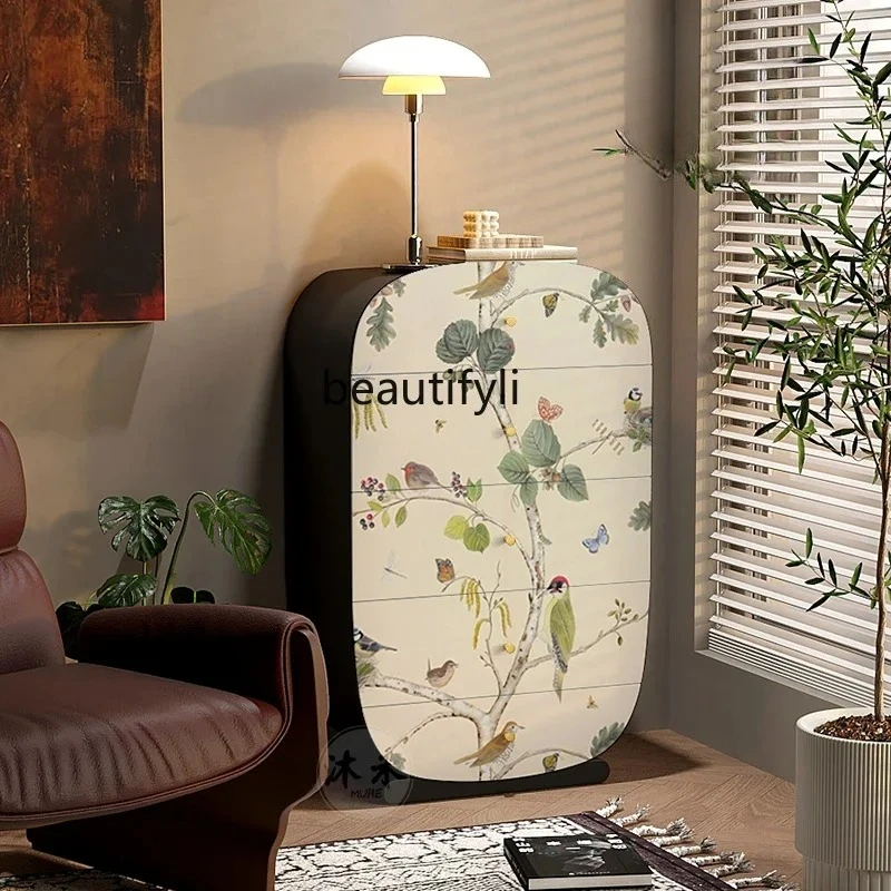 01French Cream Style Plant Flower and Bird Solid Wood Bucket Cabinet Household Multifunctional Solid Wood Locker
01French Cream Style Plant Flower and Bird Solid Wood Bucket Cabinet Household Multifunctional Solid Wood Locker