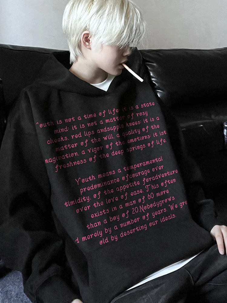 American Letter Print Sweatirt Youth Heavyweight Street Hip Hop High Street Outerwear Japanese Sle Suede Hoodie for Men
American Letter Print Sweatirt Youth Heavyweight Street Hip Hop High Street Outerwear Japanese Sle Suede Hoodie for Men